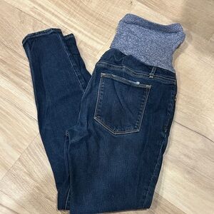 GAP Women's Dark Blue Maternity Jeans